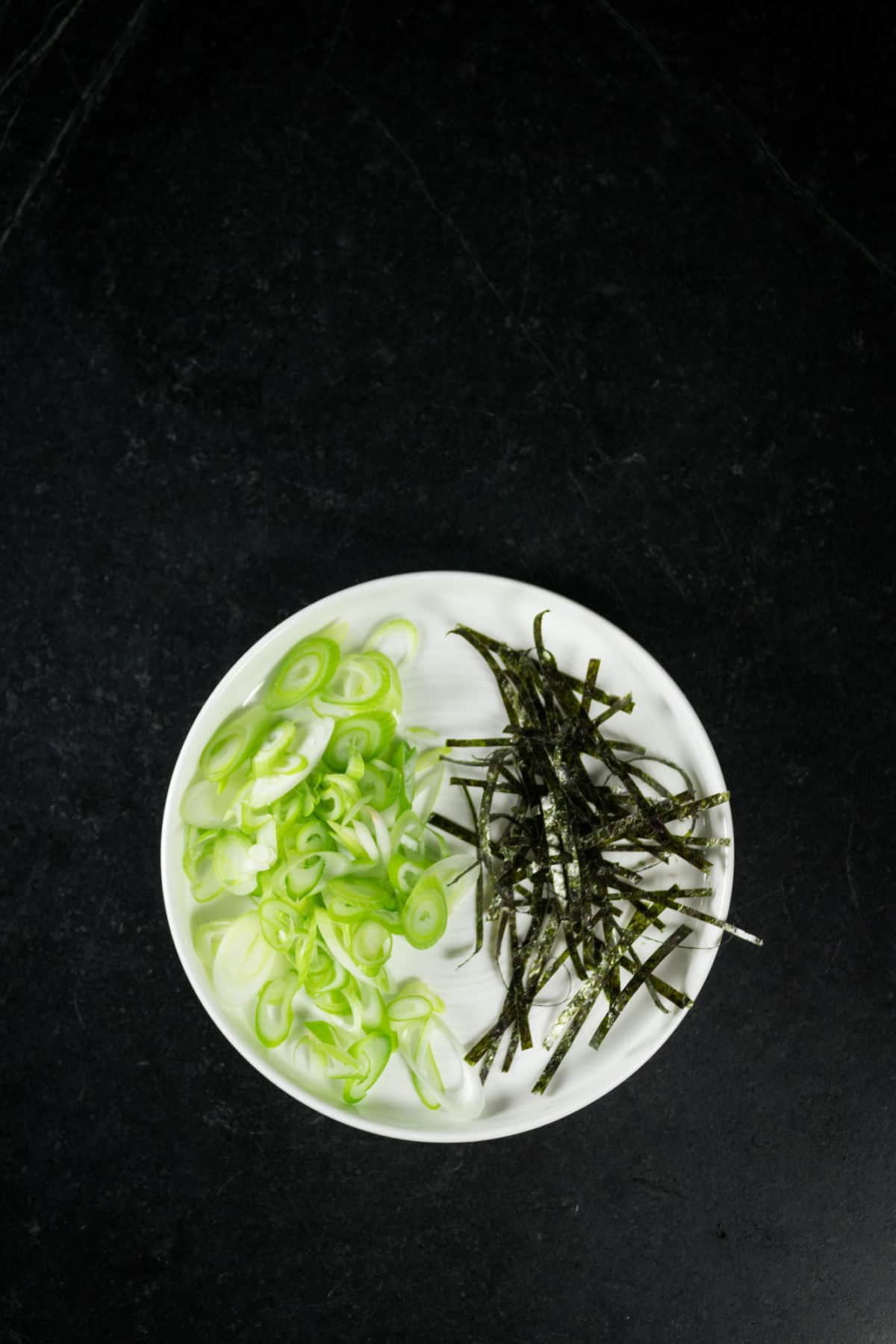 Scallion and Nori Garnish