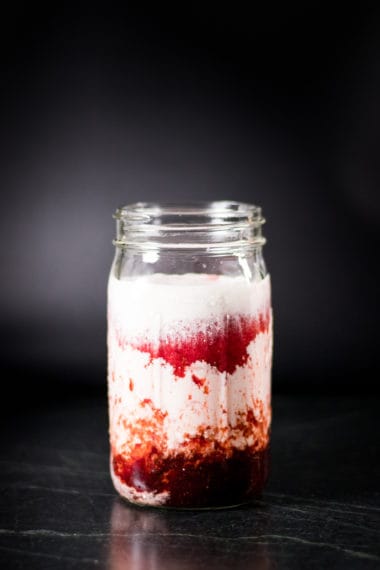 Strawberry Ice Cream Mixture