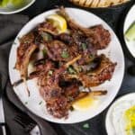 Grilled Lamb Chops with Fresh Oregano