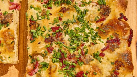 Radio Bakery’s Sausage and Chive Focaccia