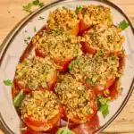 stuffed tomatoes pomodori ripieni with parsley